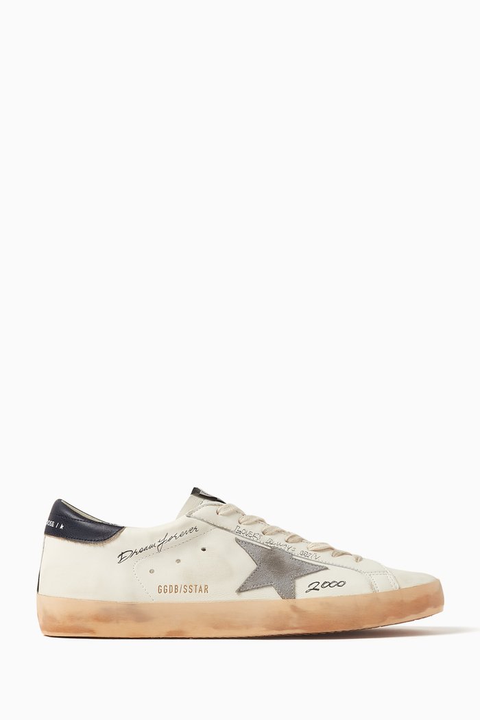 

Super-star Low-top Sneakers in Nappa Leather, White