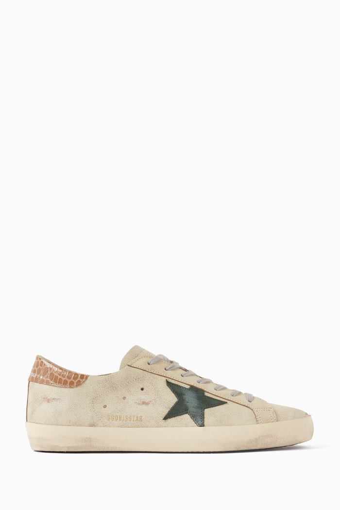 

Super-star Vintage Sneakers in Leather, White