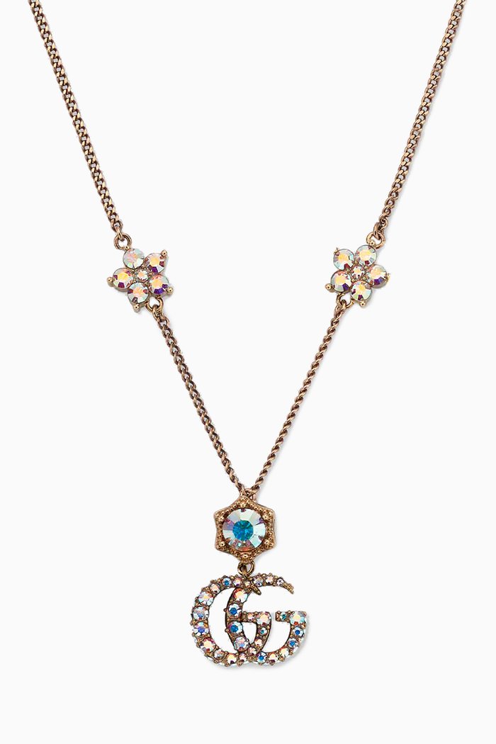 

GG Crystal Necklace, Multicolour