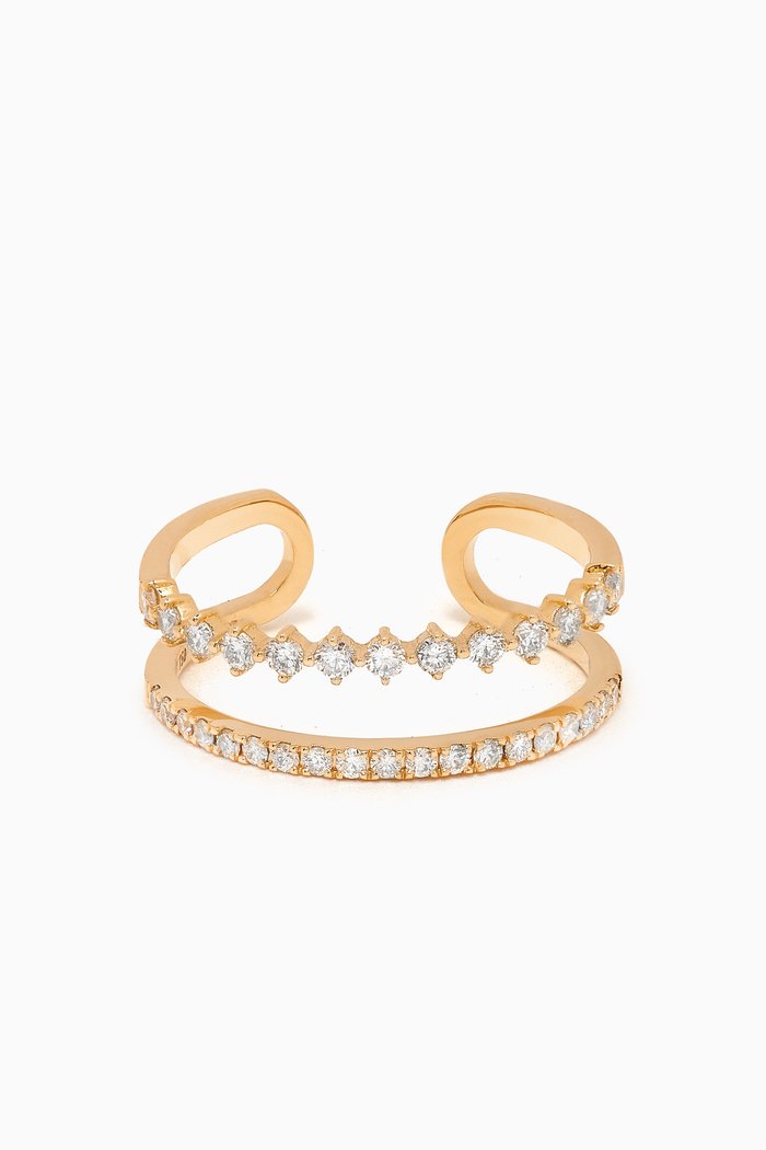 

Diamond Knuckle Ring in 18kt Gold, Yellow