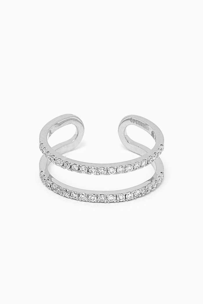 

Diamond Knuckle Ring in 18kt White Gold