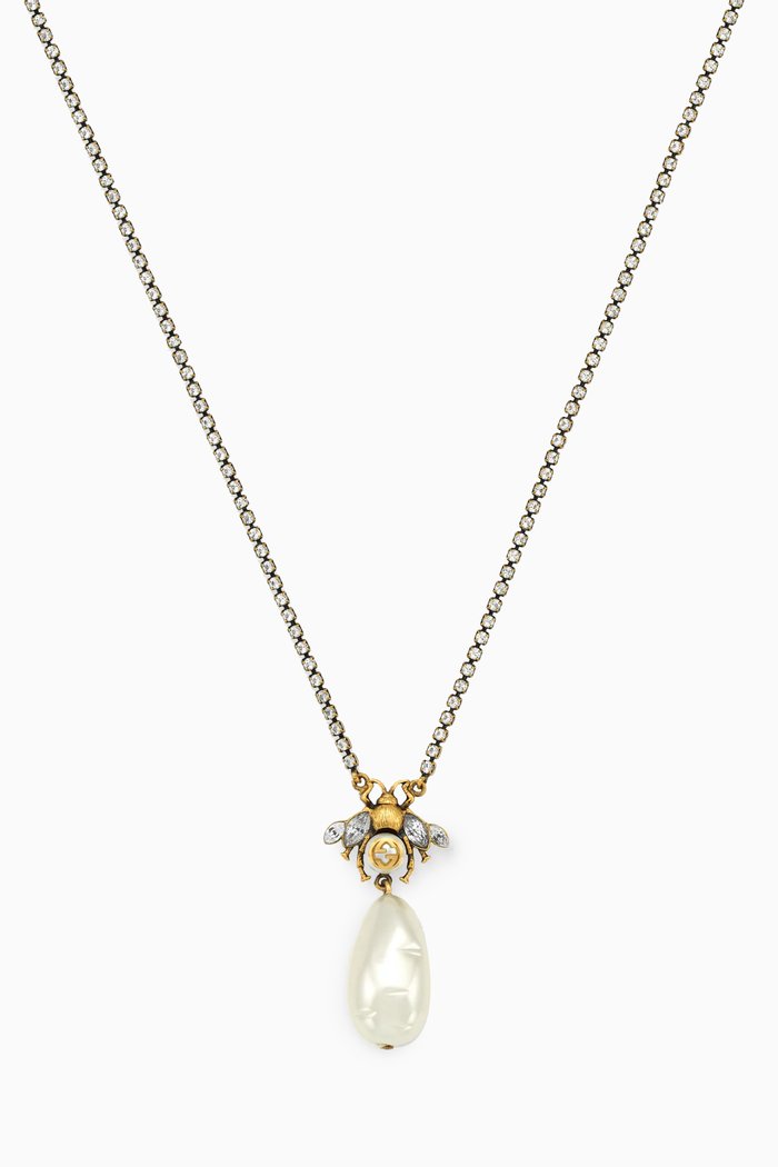 

Bee Pendant Necklace, Gold