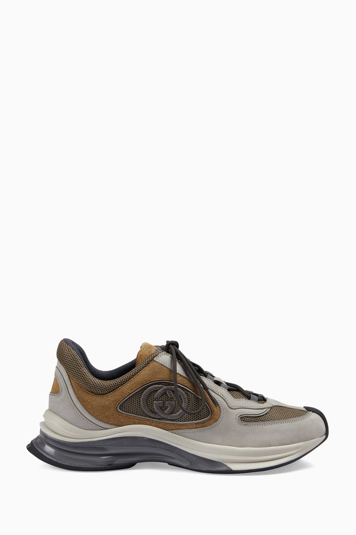 

Run Sneakers in Suede, Brown