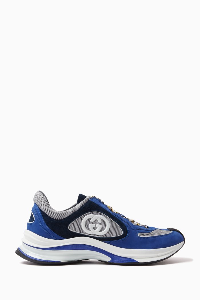

Run Sneakers in Suede, Blue