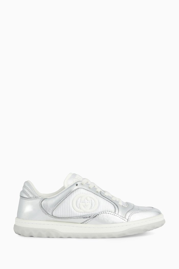 

MAC80 Sneakers in Leather, Silver