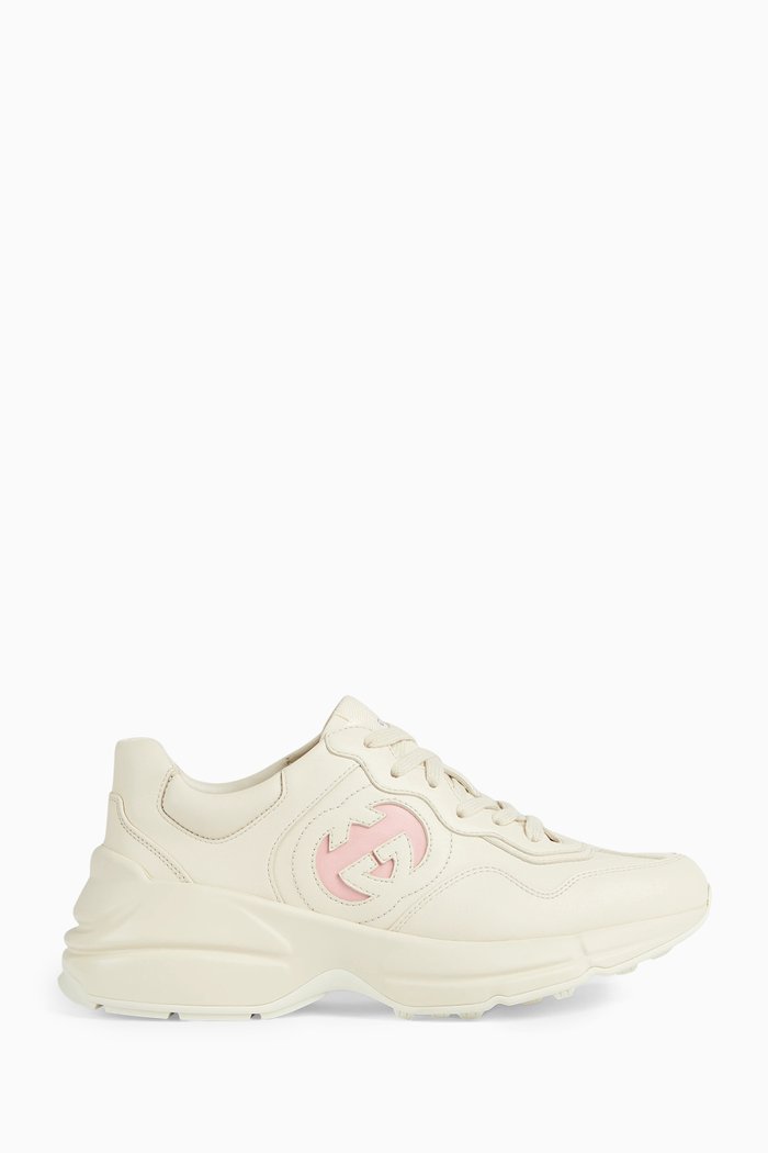 

Rhyton Low-top Sneakers in Leather, Neutral