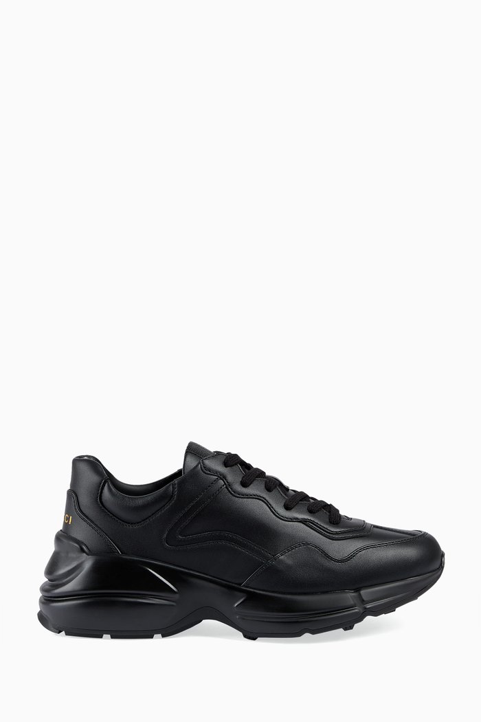 

Rhyton Sneakers in Leather, Black