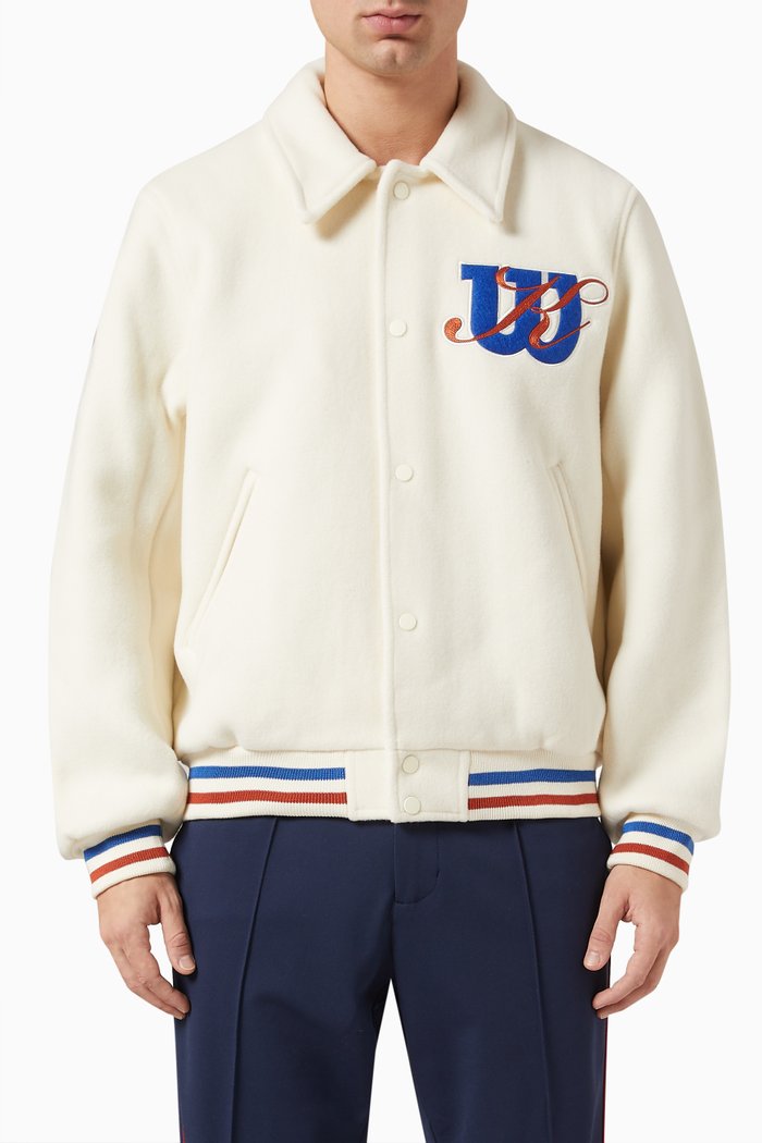

x Wilson Coaches Jacket in Wool-blend, Grey