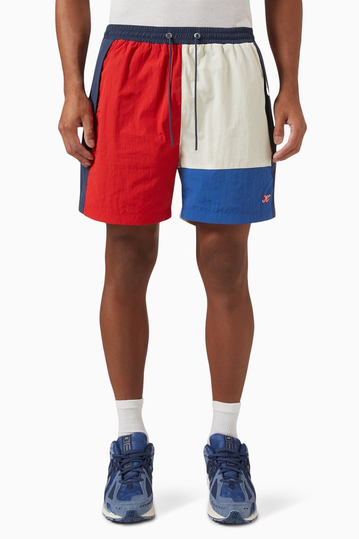 

x Wilson Panelled Swim Shorts in Nylon, Multicolour
