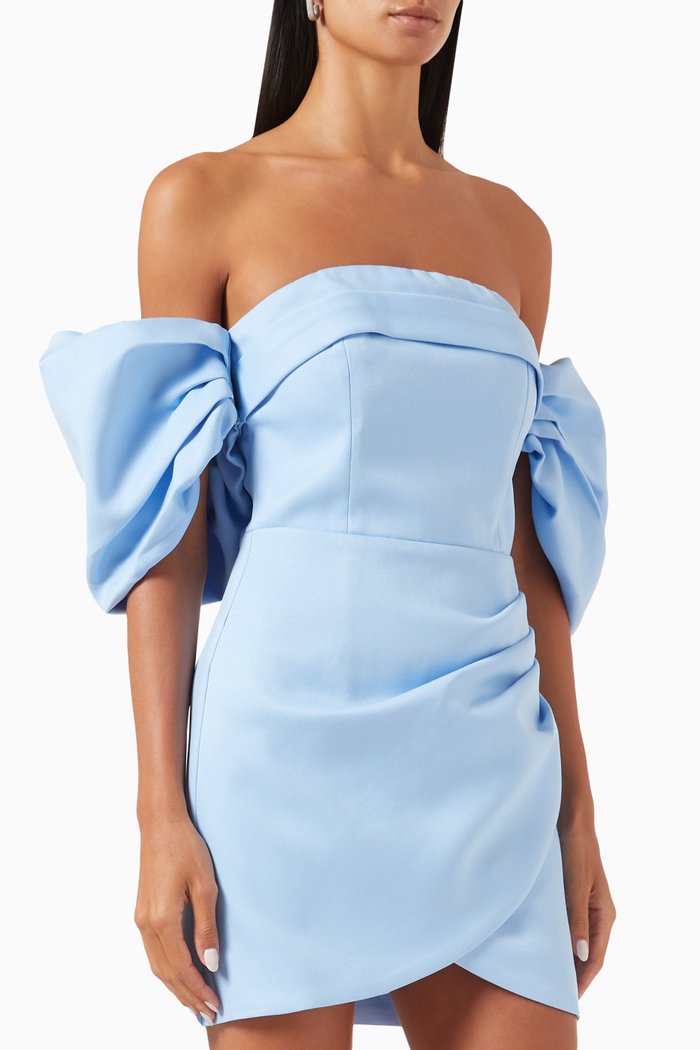 

Palladium Off-shoulder Dress, Blue
