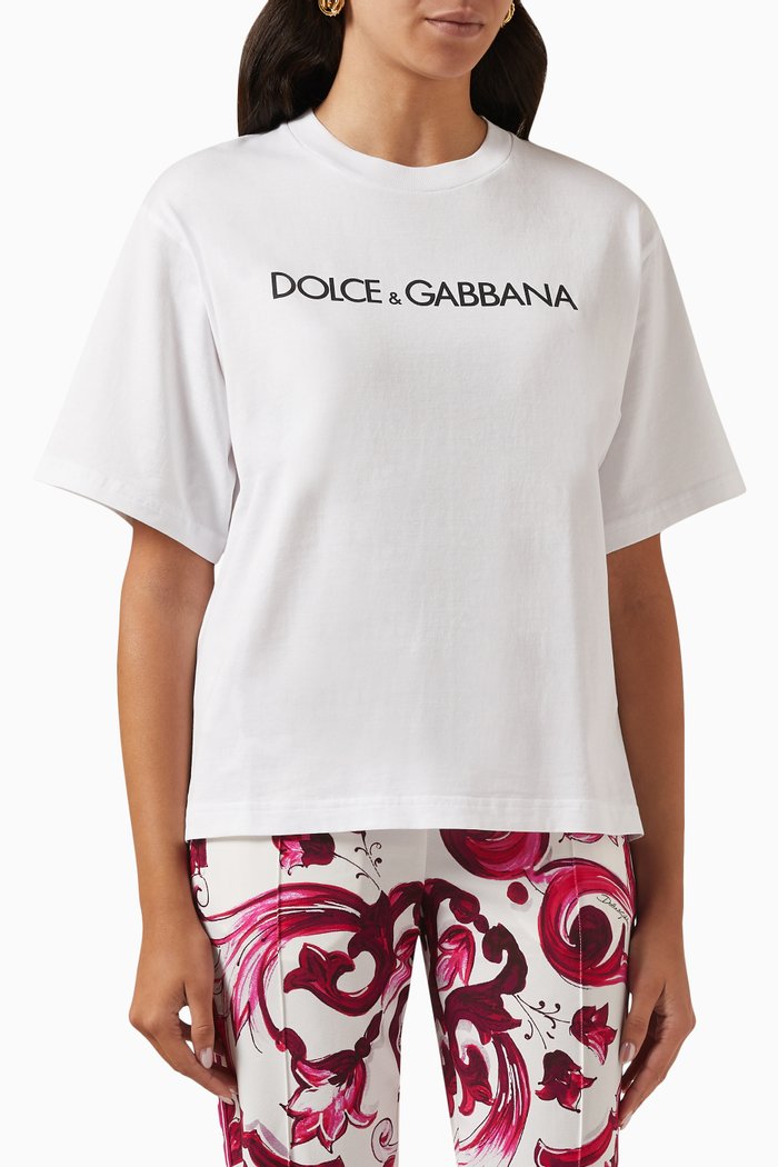 

Logo-print T-shirt in Cotton-jersey, White