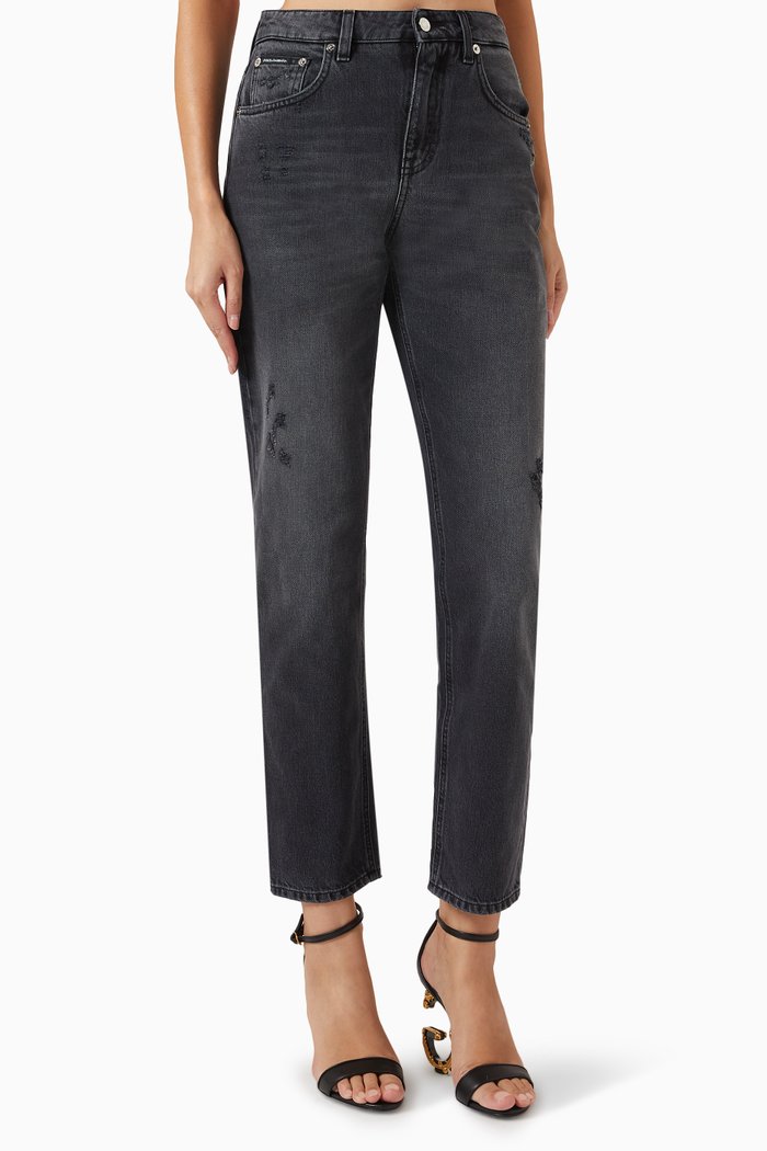 

Boyfriend Jeans in Denim, Multicolour