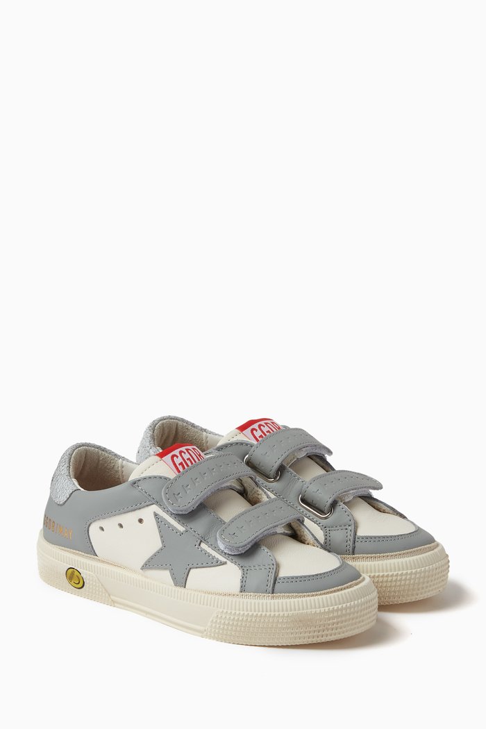 

May School Sneakers in Nappa Leather, White