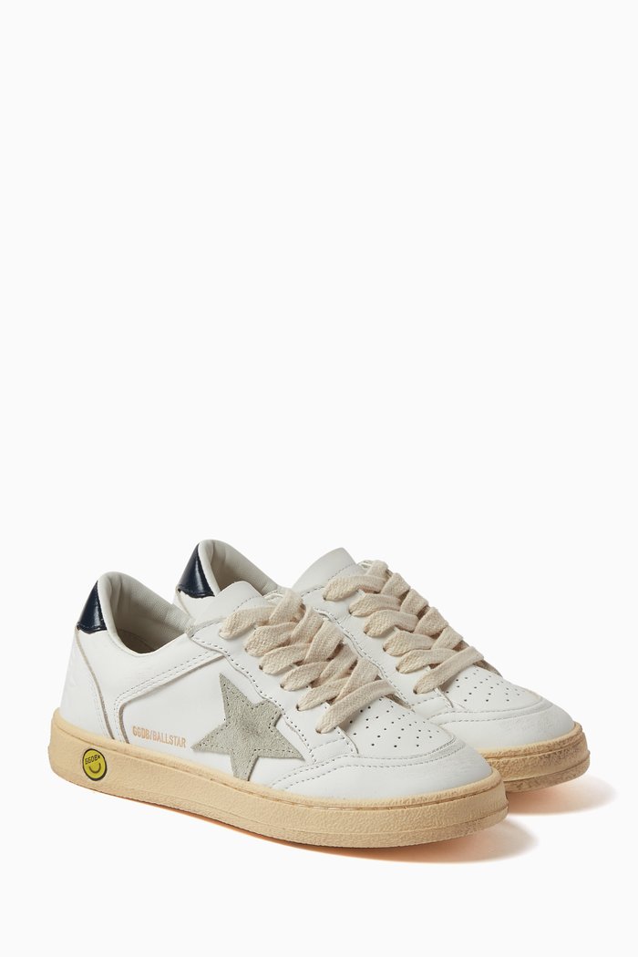 

Ballstar Sneakers in Bio-Based Leather, White