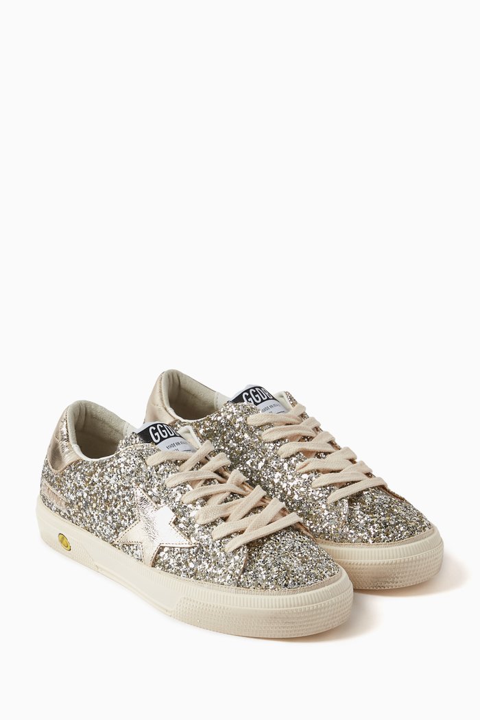 

May Sneakers in Glitter, Gold