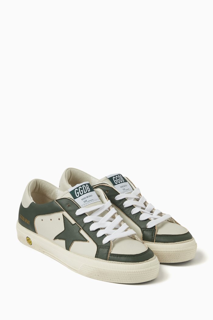 May Low-top Sneakers in Nappa leather, Neutral