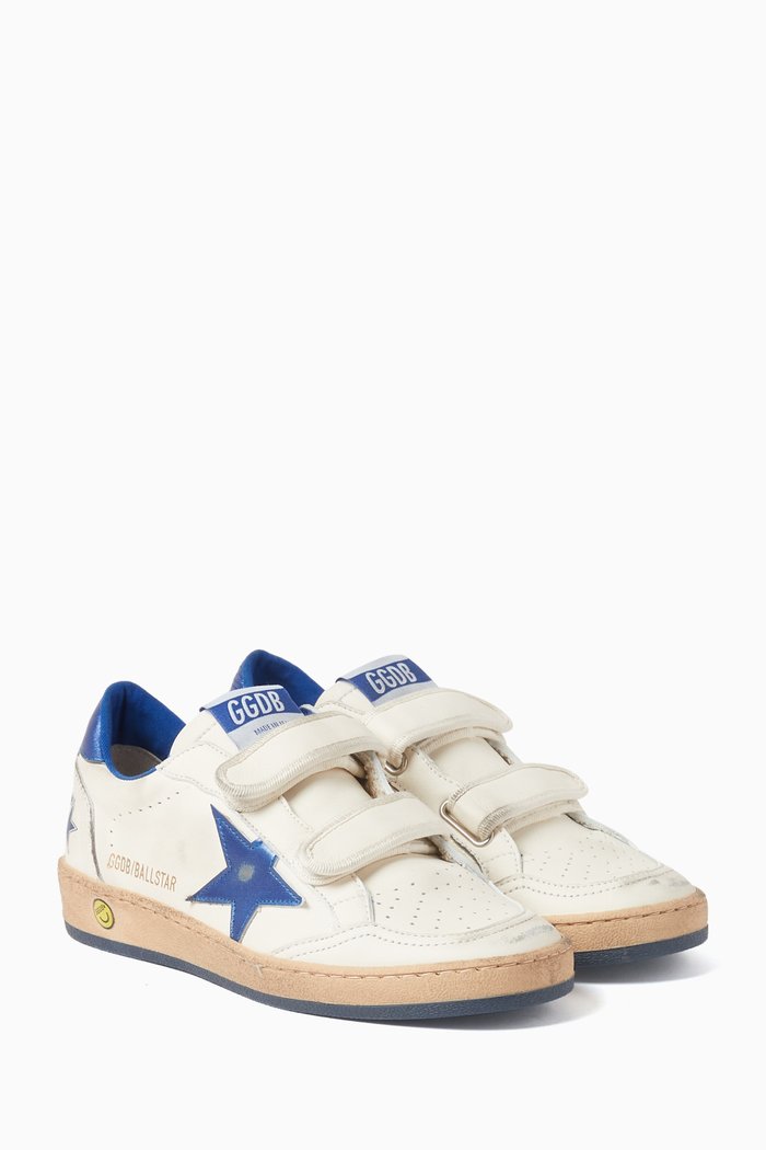 

Ball Star Sneakers in Nappa Leather, White