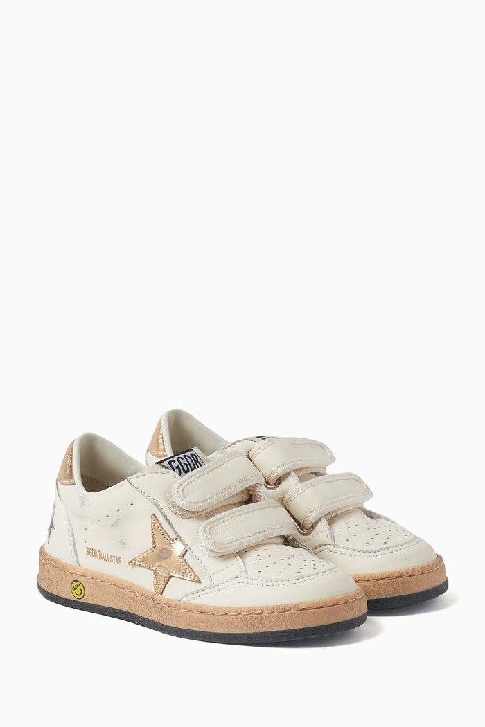 

Ball Star Sneakers in Nappa Leather, White