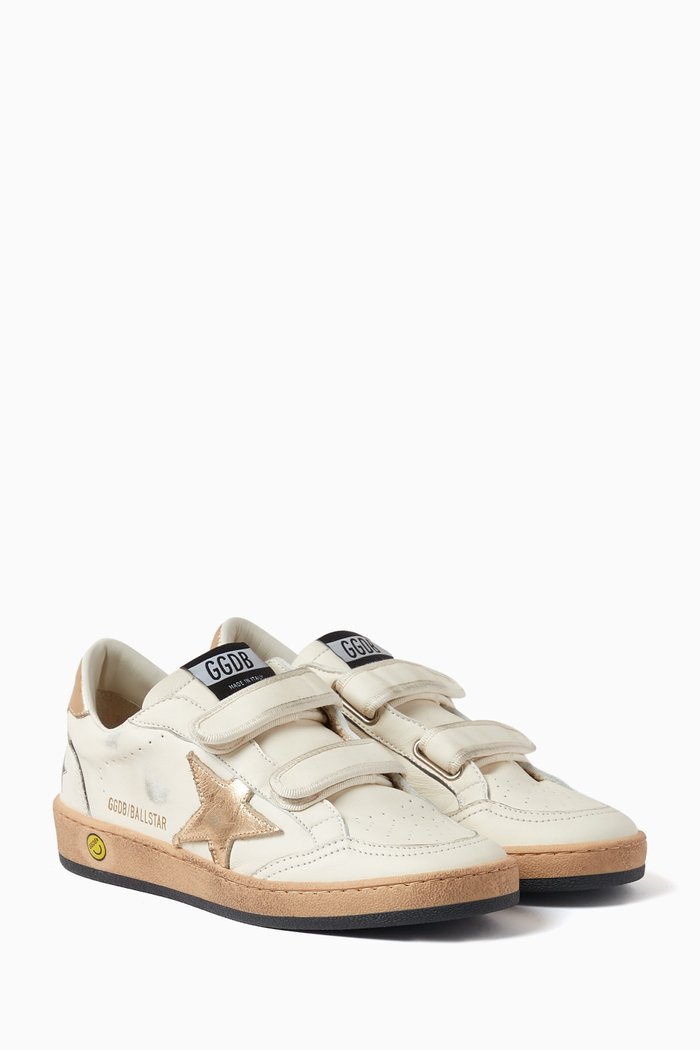 

Ball Star Sneakers in Nappa Leather, White