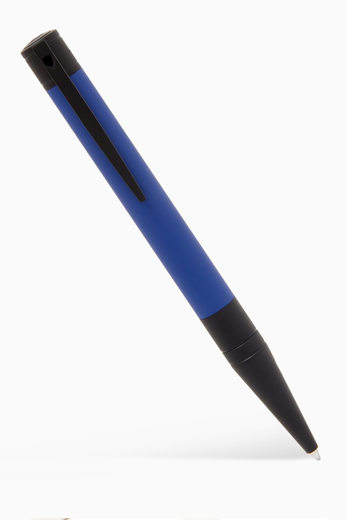 

D-initial Chrome Ballpoint Pen, Black
