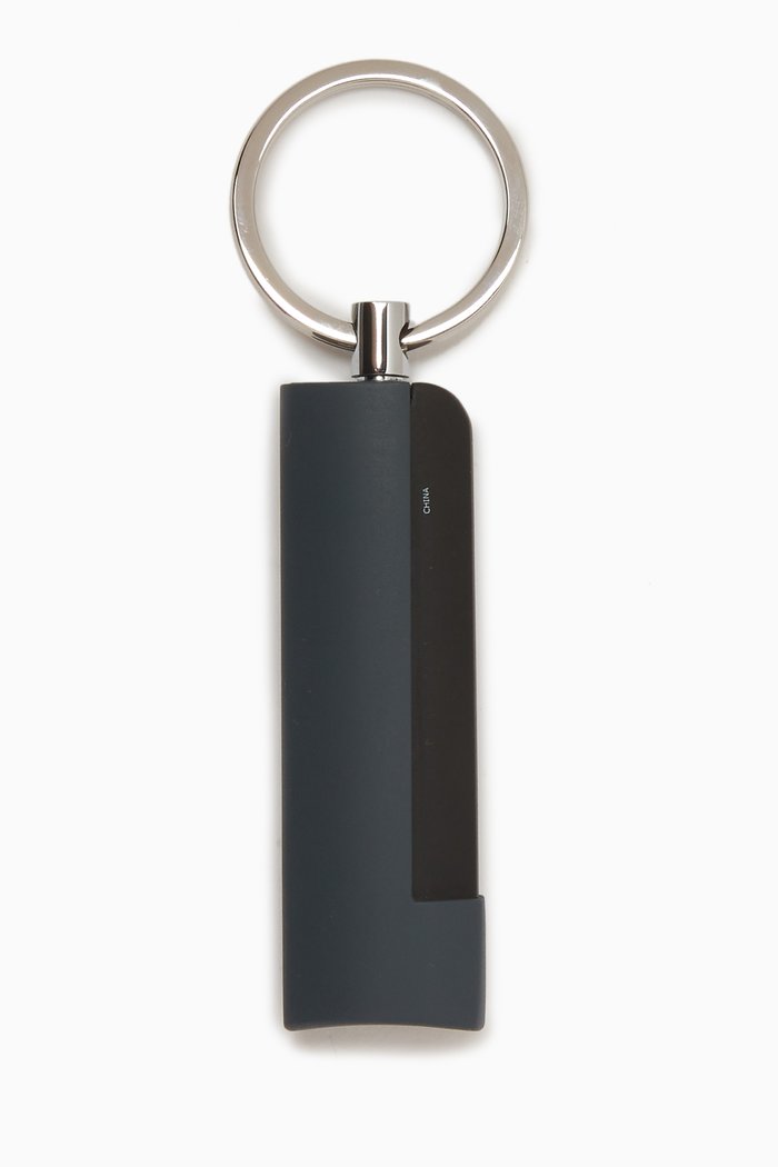

Matte Punch Cigar Cutter Keyring, Grey