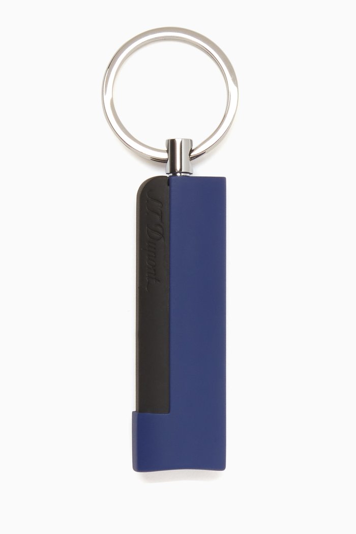 

Matte Punch Cigar Cutter Keyring, Blue