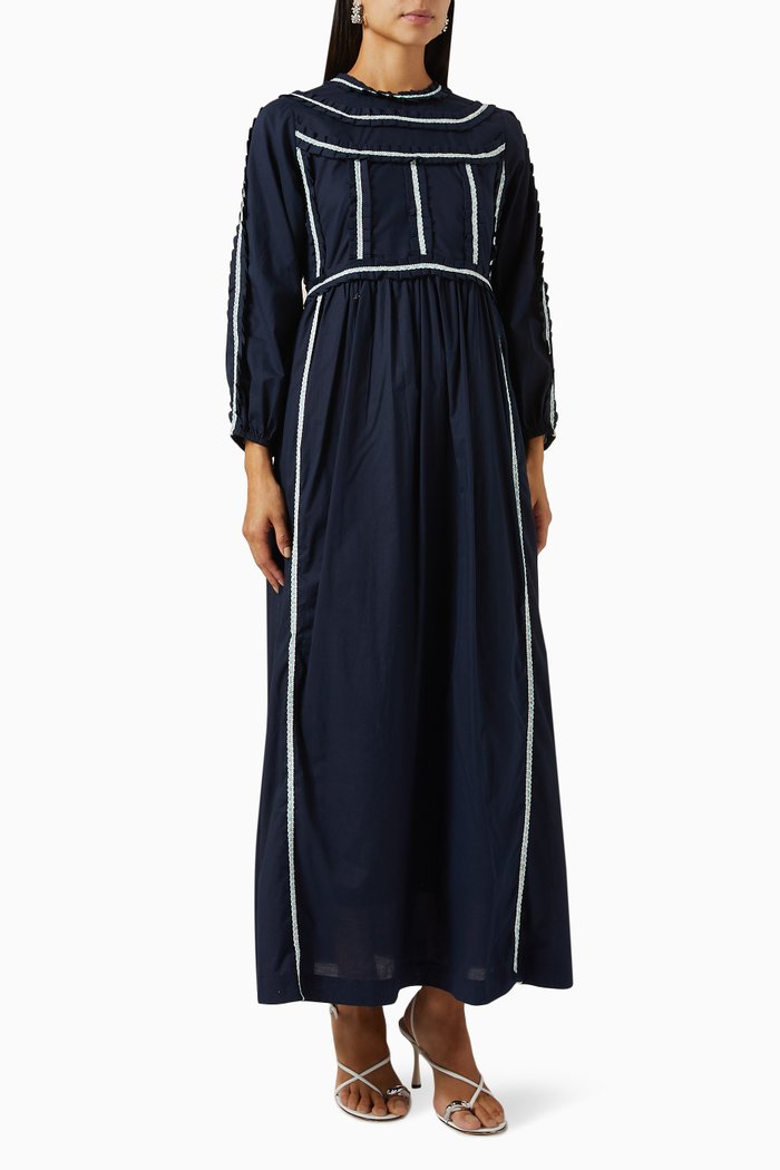

Frill Dress, Blue