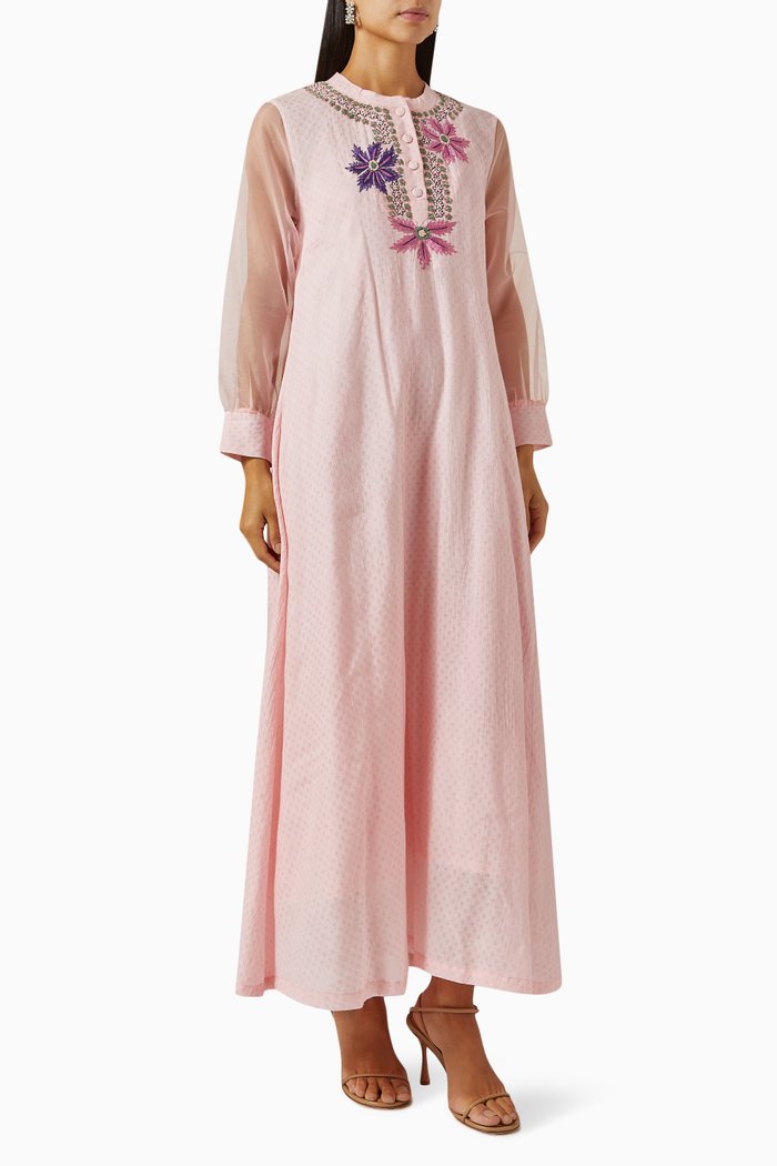 

Embroidered Dress, Orange