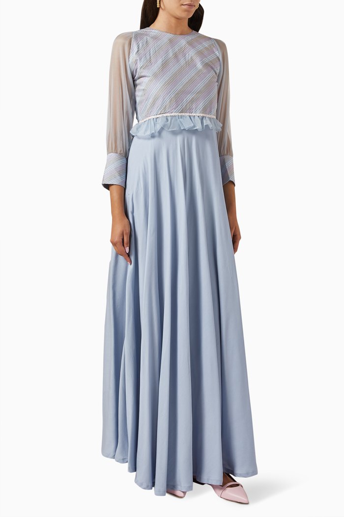 

Embroidered Dress, Blue