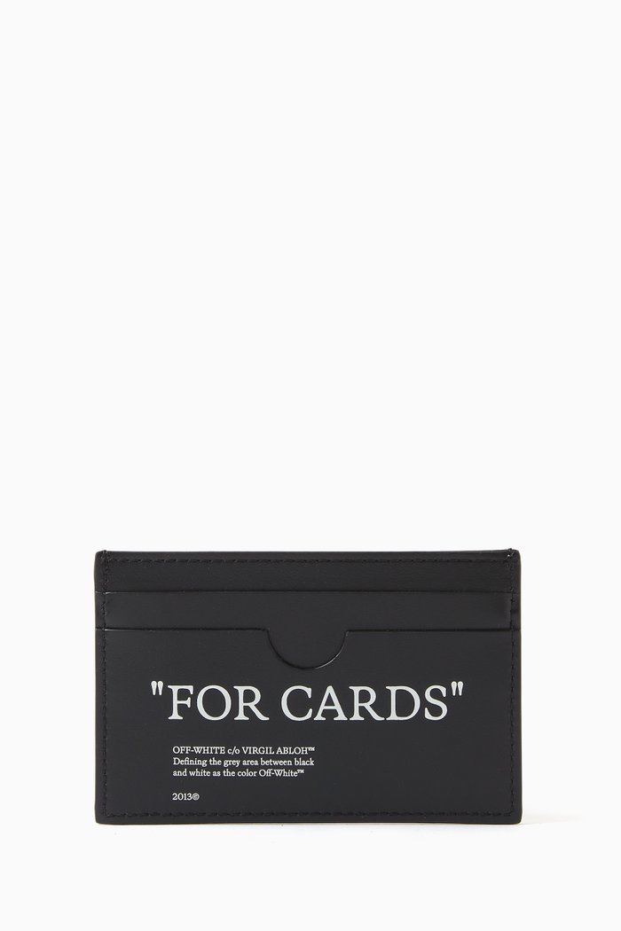 

"FOR CARDS" Cardholder in Leather, Black