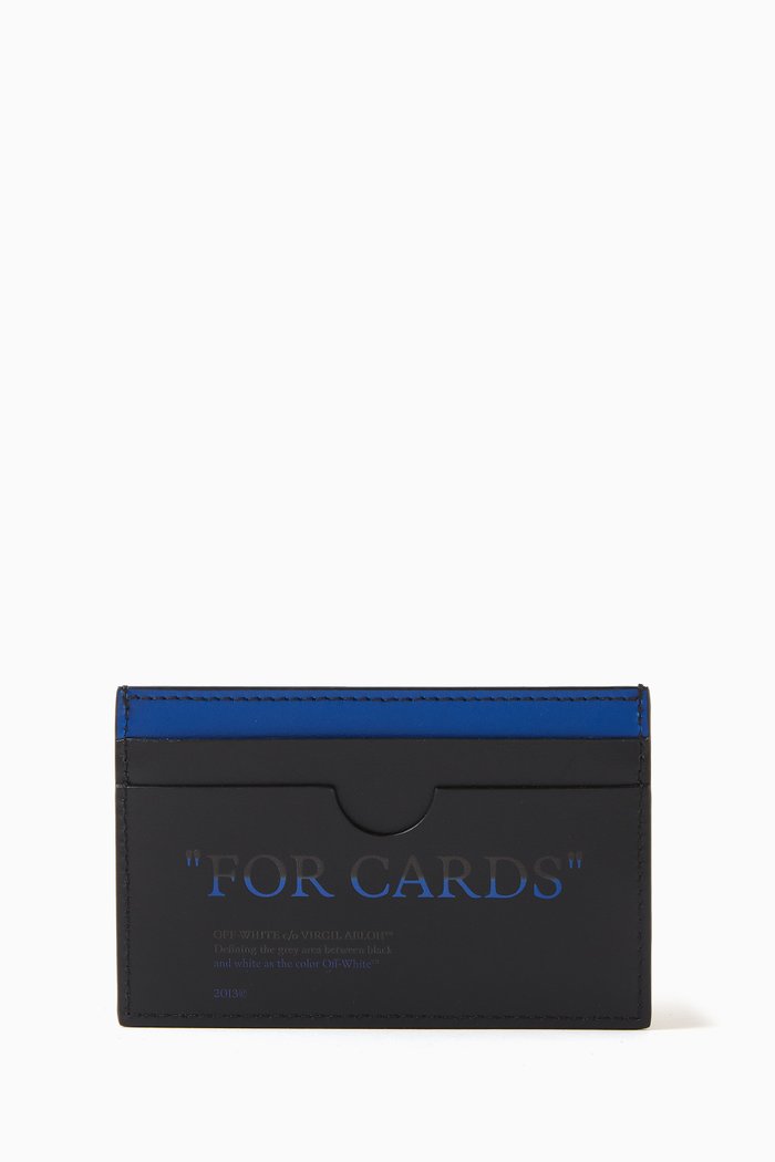 "FOR CARDS" Cardholder in Leather, Multicolour