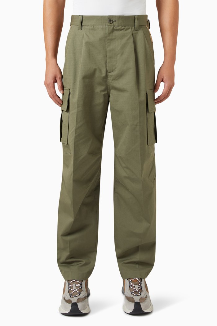 Cargo Pants in Cotton, Green