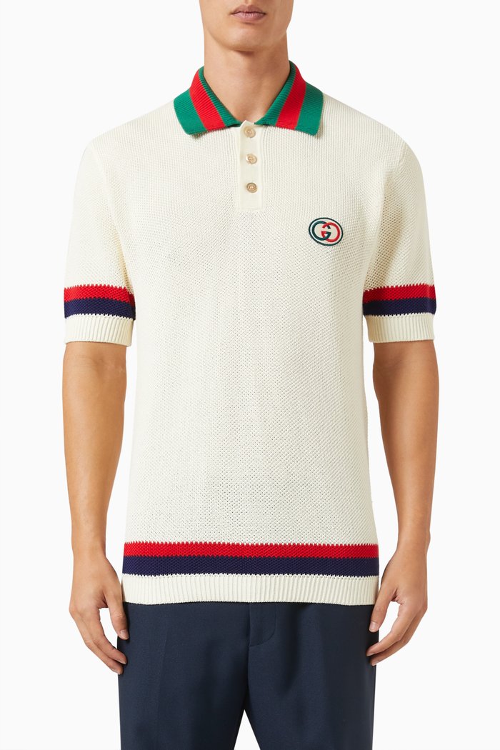 

Polo Shirt in Knit Cotton, Neutral