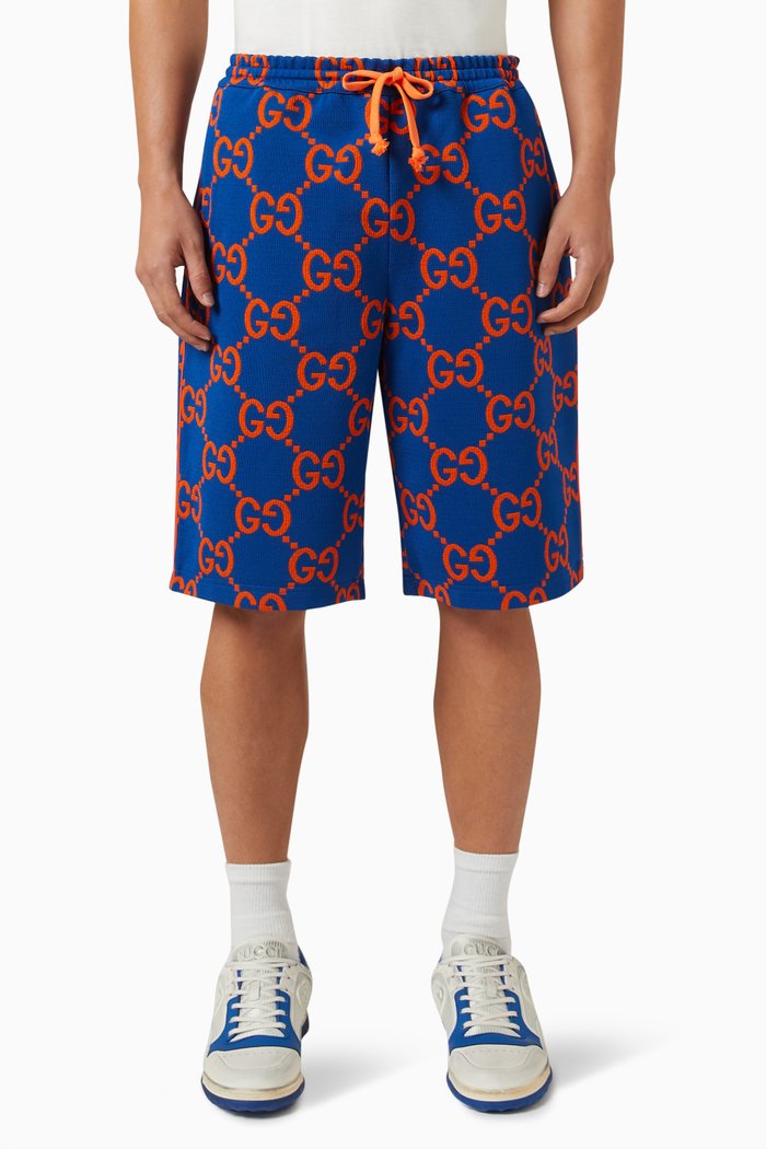 

Knee-length Shorts in Jersey Jacquard, Multicolour