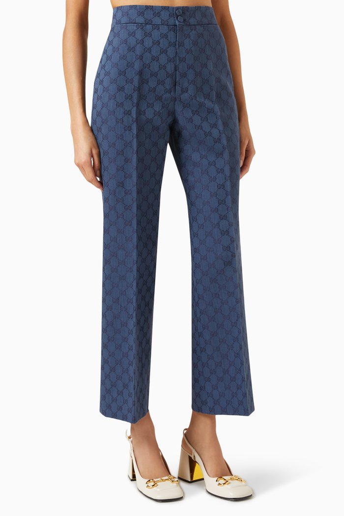 

GG Pants in Jacquard, Blue