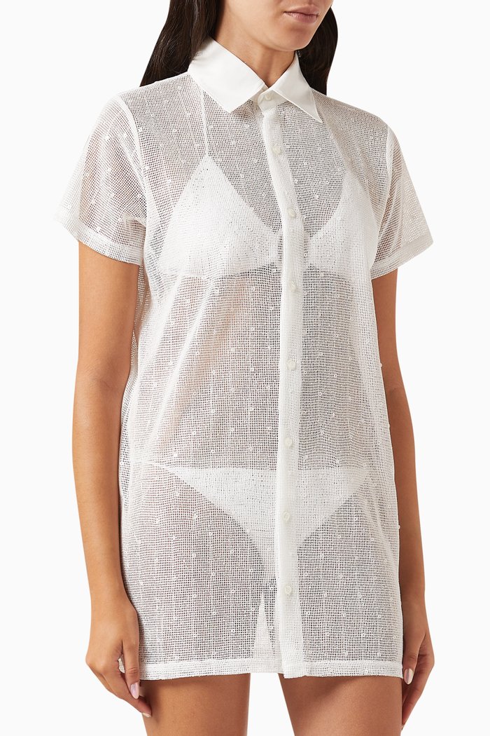 

The Cabana Dress in Cotton, White