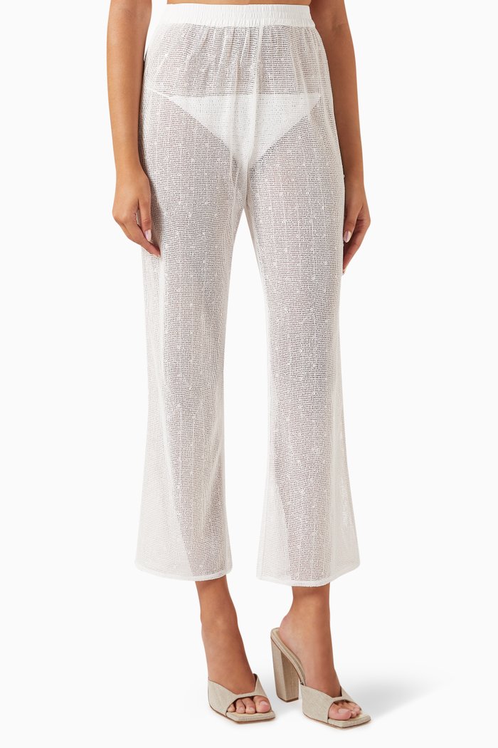 

The Avril Pants in Cotton, White