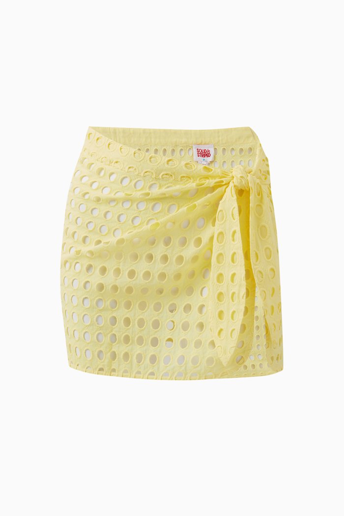 

The Mini Wrap Pareo in Cotton, Yellow