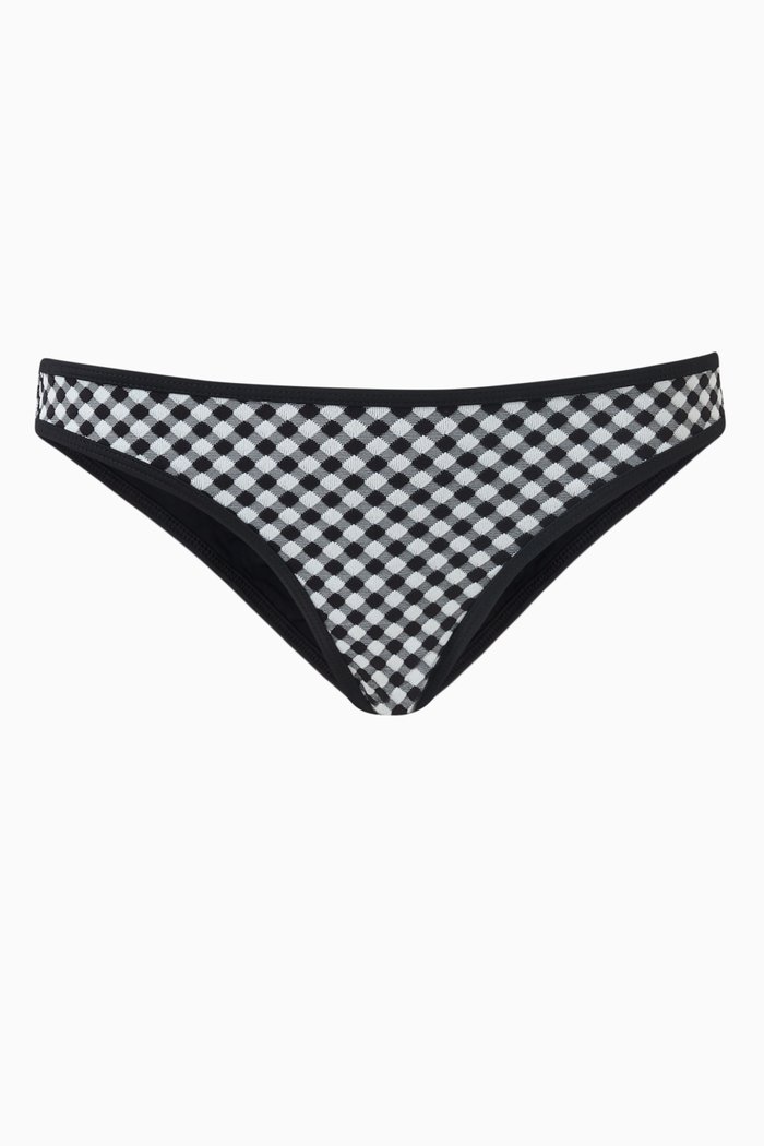 

The Elle Gingham Bikini Briefs, Multicolour