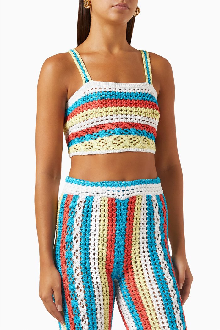 

The Emily Top in Crochet, Multicolour
