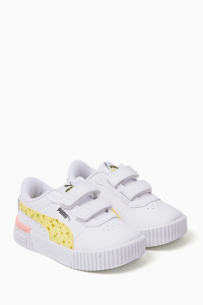 

Infant Spongebob X Carina 2.0 Sneakers in Leather, White