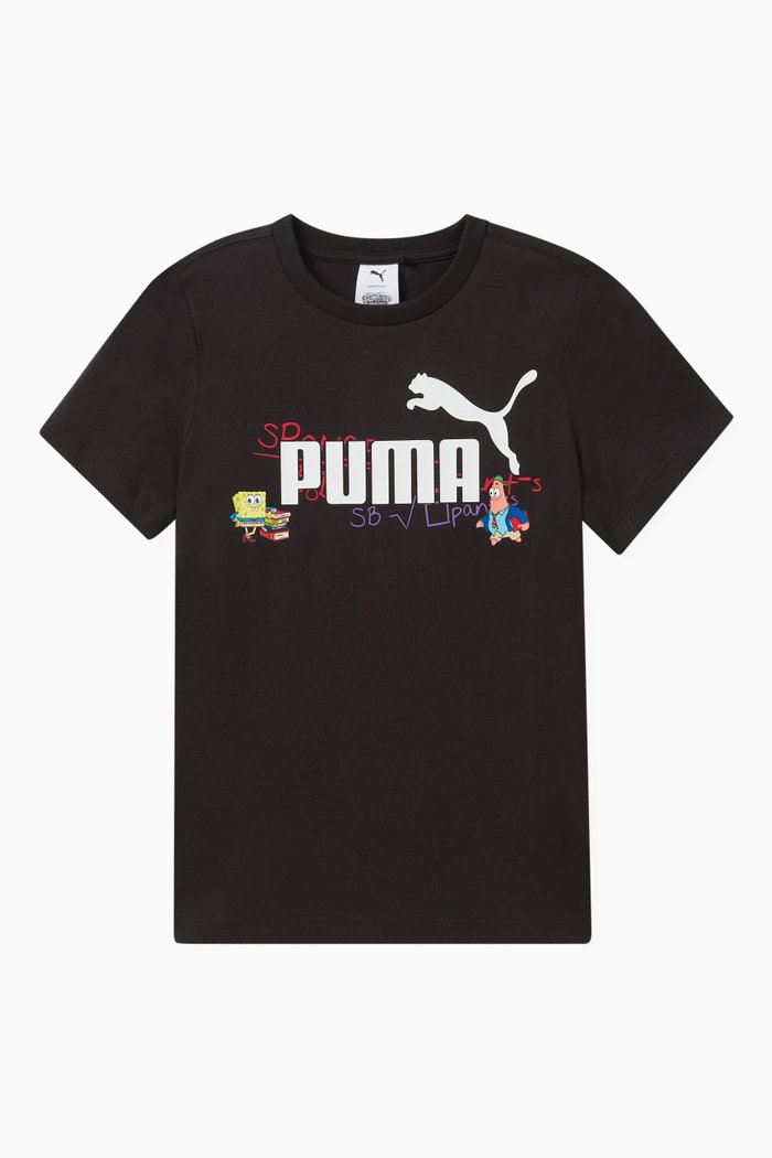 

Logo-detail T-shirt in Cotton, Black