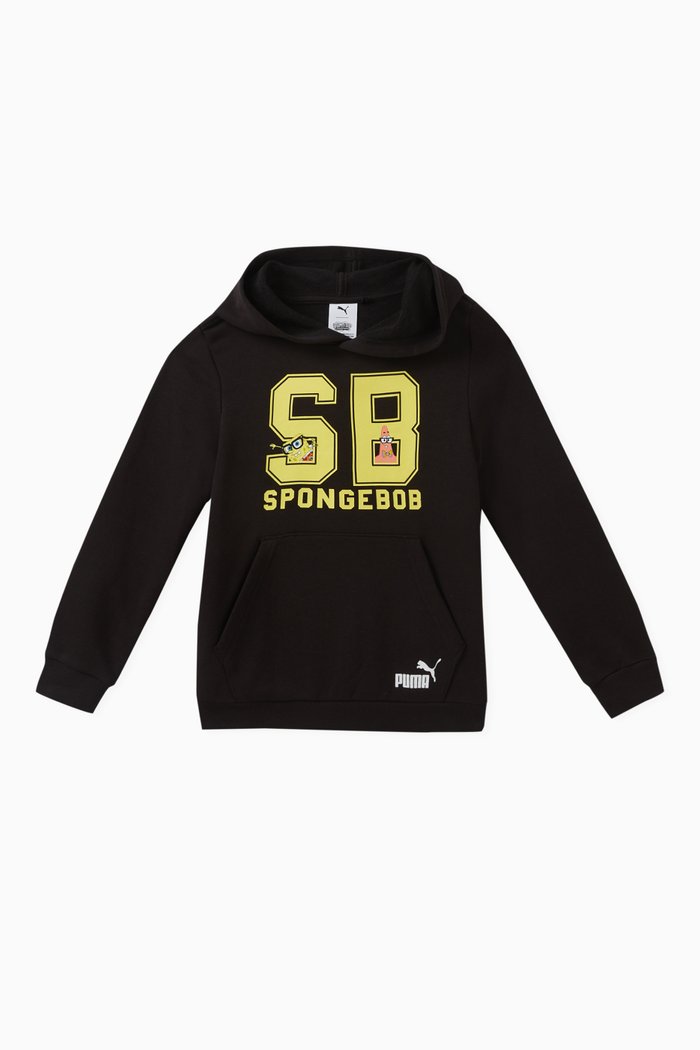

x Spongebob Hoodie in Cotton, Black