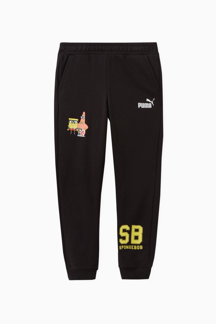 

x Spongebob Sweatpants in Cotton, Black