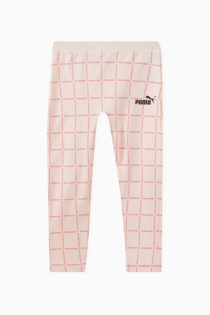 

Spongebob Logo Leggings in Cotton, Pink