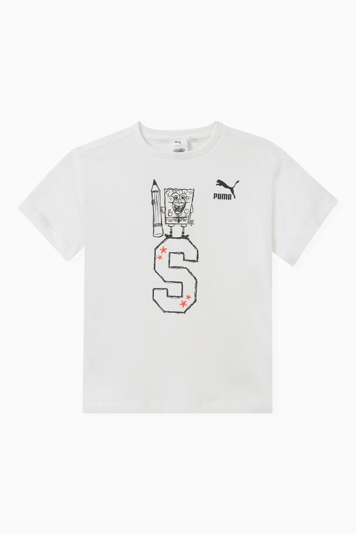 

Spongebob Logo-print T-shirt in Cotton, White