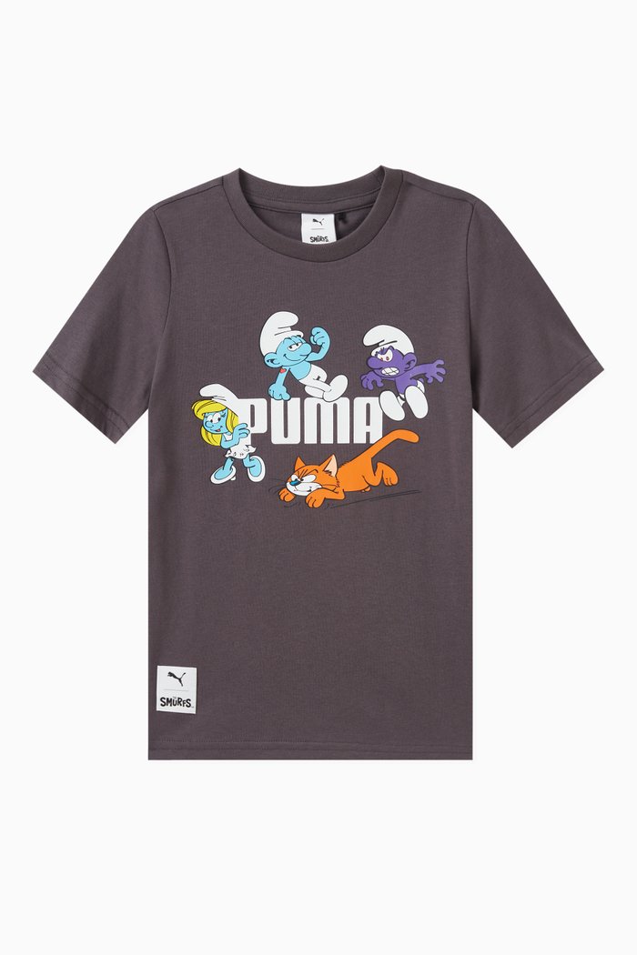 

x The Smurfs T-shirt in Cotton, Black