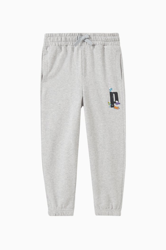 

x The Smurfs Sweatpants in Cotton, Grey