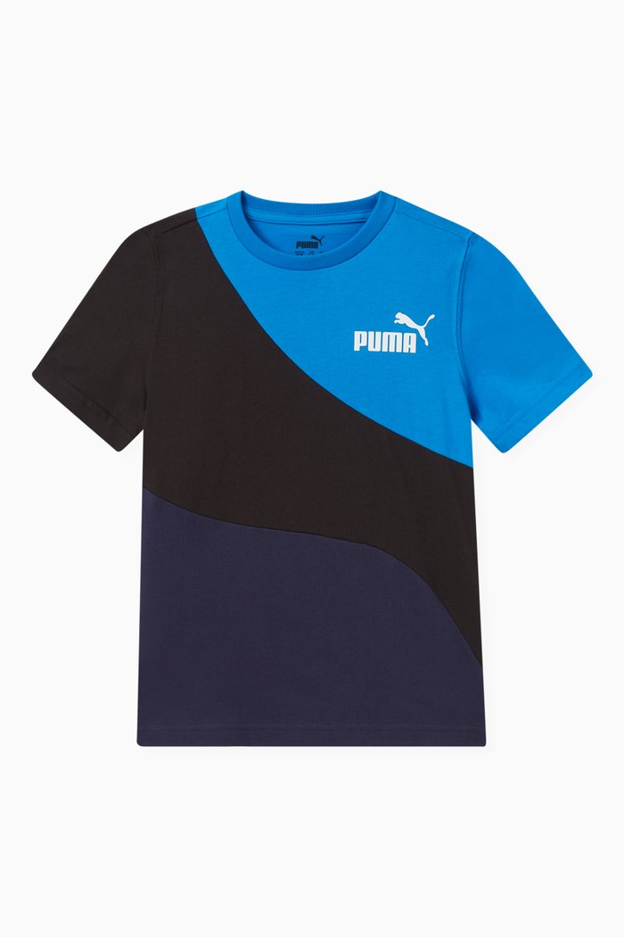 

Logo-print T-shirt in Cotton, Blue
