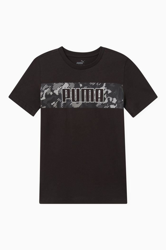

Logo-print T-shirt in Cotton, Black